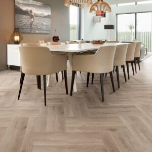 Coretec Natural Herringbone